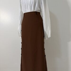 Elegant Brown Skirt
